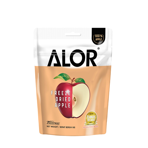 ALOR Mini Pack of Nutritious Freeze-Dried Fruits Apple (15 g)