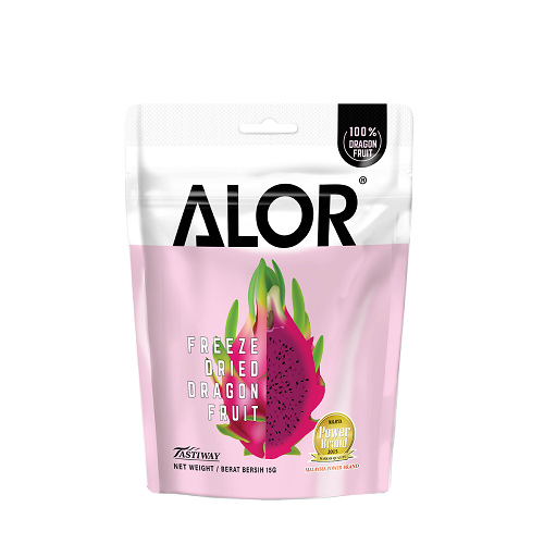 ALOR Mini Pack of Nutritious Freeze-Dried Fruits Dragon Fruit (15 g)