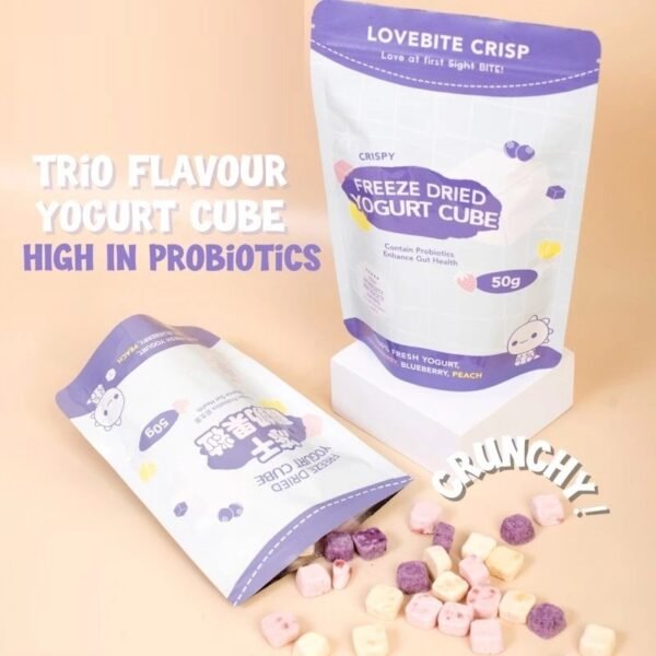 Freeze dried TRIO YOGURT CUBE 50g